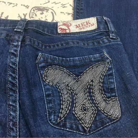 MEK Denim Cypress Slim Boot 29/34 Womens Jeans - Picture 3 of 11